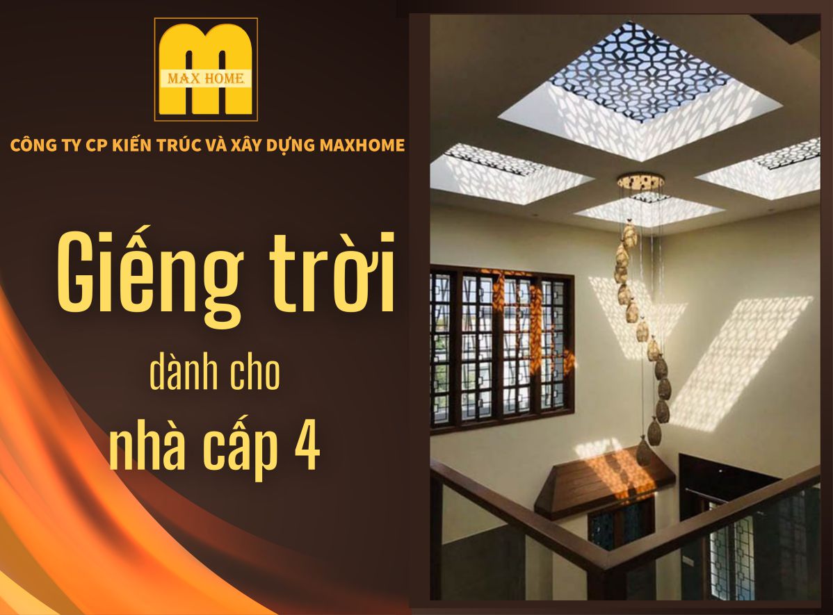 Giếng trời cho nhà cấp 4