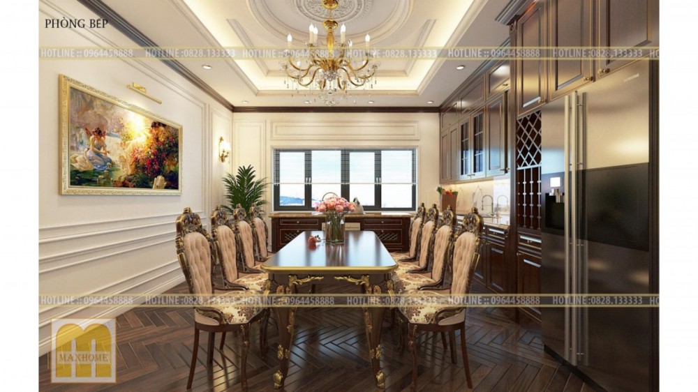 Nội thất dát vàng tại Vincom Lạng Sơn
