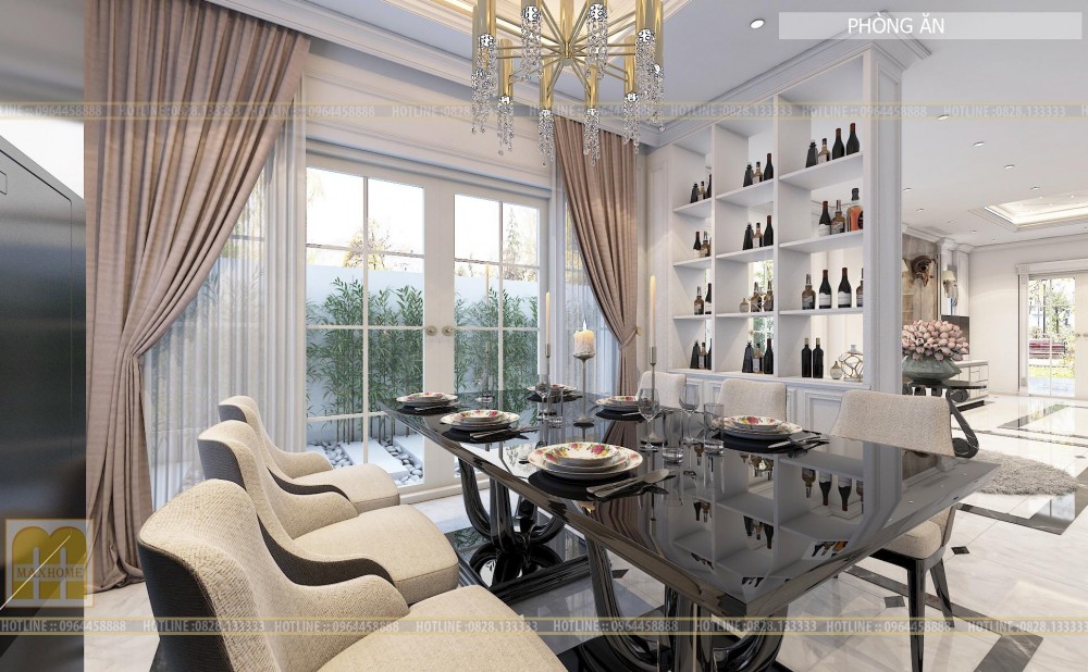Thiết kế nội thất biệt thự liền kề nhà chị Nga - Xuân Phương, Hà Nội