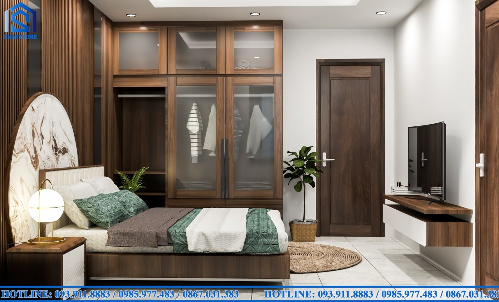 Thiết kế nội thất Hiện Đại cho Biệt Thự nhà anh Vương, TP. HCM