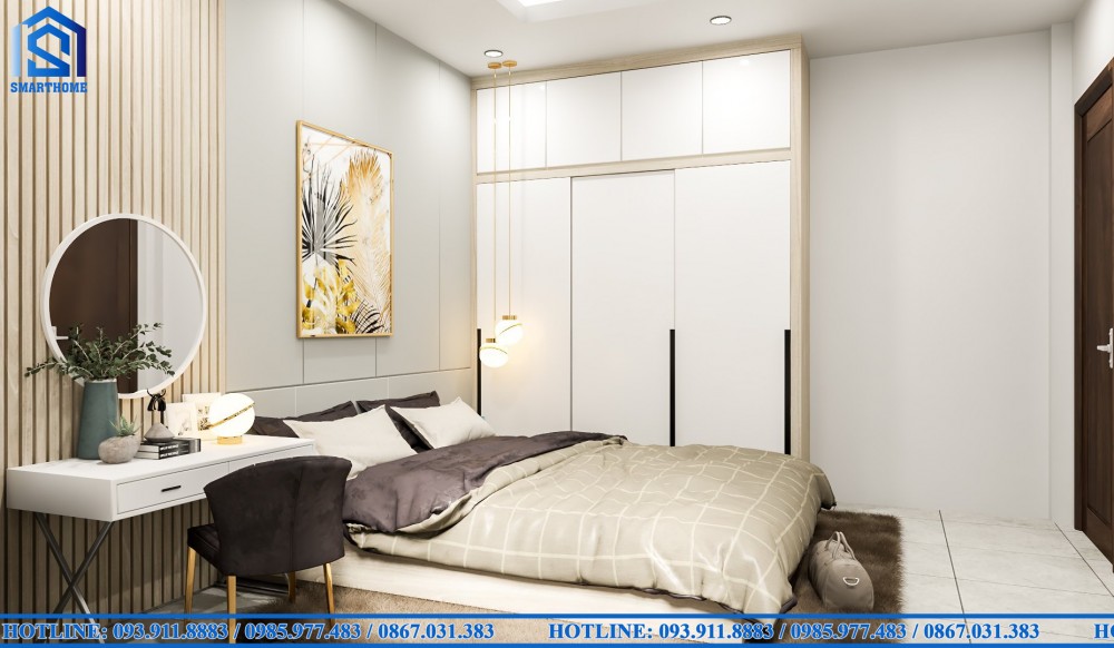 Thiết kế nội thất Hiện Đại cho Biệt Thự nhà anh Vương, TP. HCM
