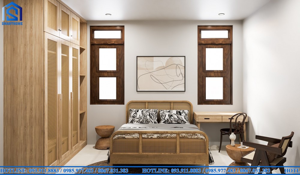Thiết kế nội thất Hiện Đại cho Biệt Thự nhà anh Vương, TP. HCM