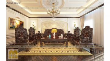 Nội thất dát vàng tại Vincom Lạng Sơn